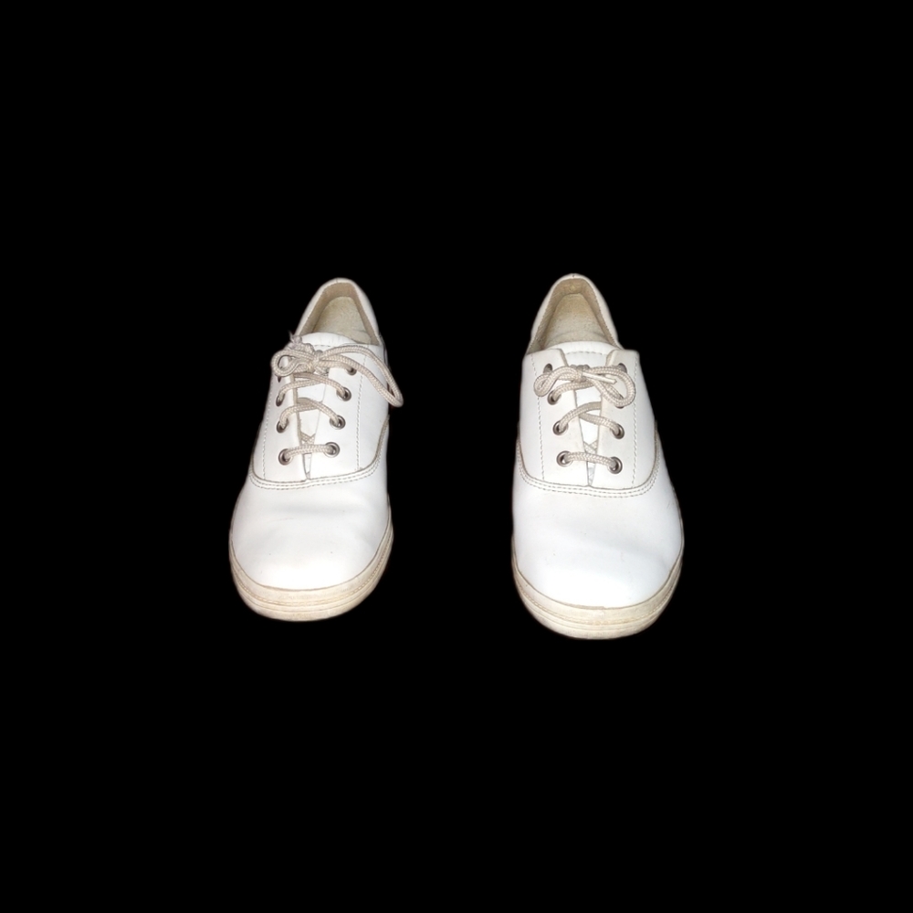 white Keds grasshoppers, woman shoes.